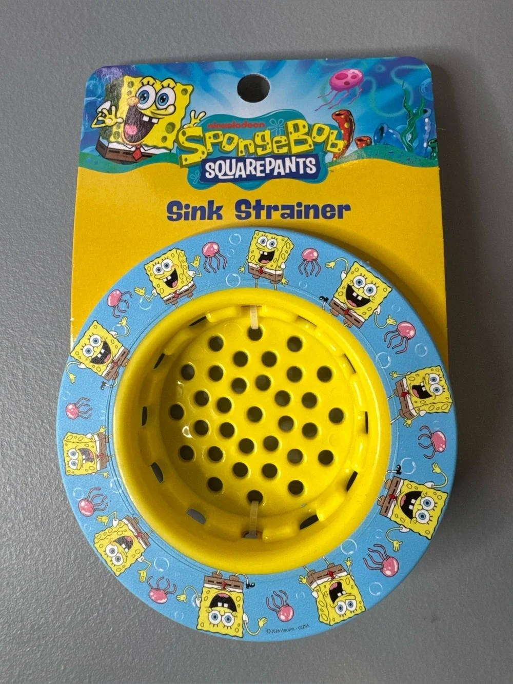 SpongeBob Squarepants Yellow & Blue Sink kitchen Strainer Accessory